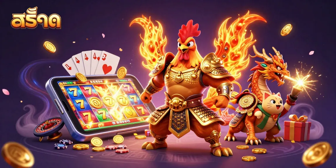 Spin slots with excitement as สล็อต characters come to life in vibrant 3D illustration.