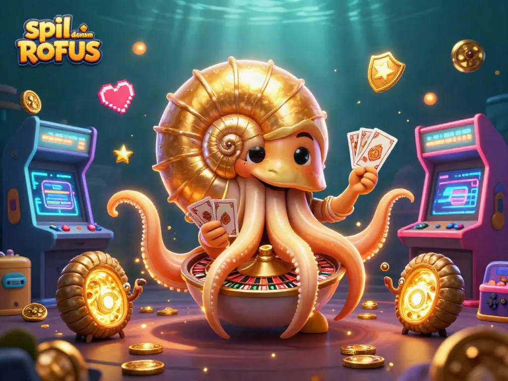 Engage in thrilling gambling experiences at spil uden om ROFUS with colorful casino elements.