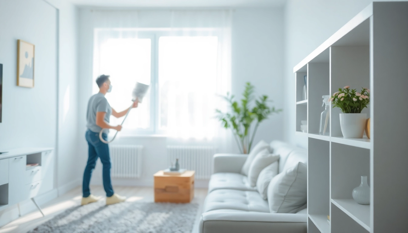 Vad kostar hemstädning med professionell städning av ett rent och ljust rum.