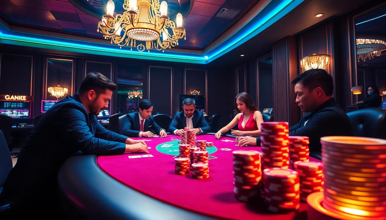 Engage with high-stakes poker gameplay at https://hay88.my/, where luxury meets strategic gambling.