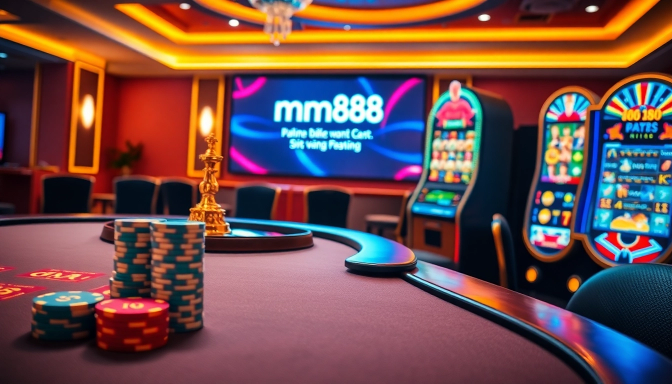 Experience mm88 đăng nhập with elegant casino games and vibrant slot machines