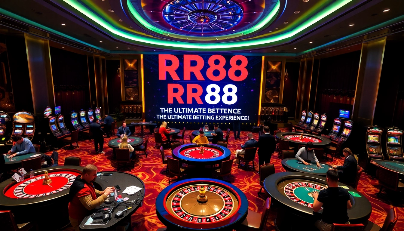 Experience the excitement of gambling at nhà cái rr88 with vibrant casino games and thrilling betting.
